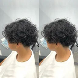 【至福の癒し】メンズカット✖️パーマ✂️＋極上ヘッドスパ【10分】✨