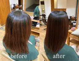 【髪質改善】髪質改善ストレート+似合わせカット💇♀️