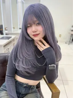 カット+ケアブリーチ+カラー+2stepトリートメント