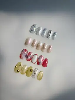 【ご新規様オフ無料】ハンド🤲お値打ち❣️季節の定額コース (ちょこっとアート)カラー変更okです！