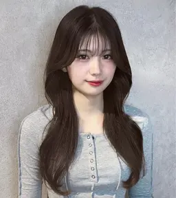 前髪・顔周りカット＋SNSに投稿の撮影📸ロングの方・10~20代の方限定 韓国ヘアセット付き