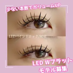 Jrアイリスト担当🌹LED【Wフラットバインドロック40束×フラット40本】