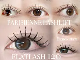 ✨フラットラッシュ120本💛Lカールプラス300円