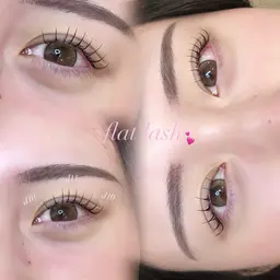 3.4日限定オフ込フラットラッシュ100〜120本💝口コミ投稿でさらに300円OFF💭