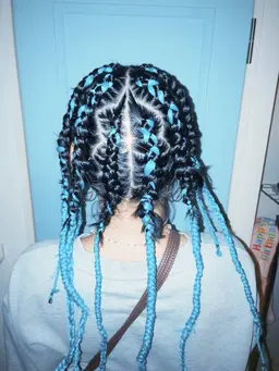 エクステ (コーンロウor ブレイズ)