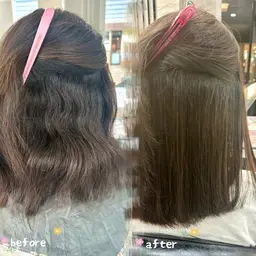 🎀全体縮毛矯正➕髪質改善トリートメント➕炭酸泉🎀