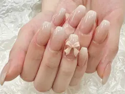 カラーグラデーションネイル🌼ソフトジェルオフ込み
