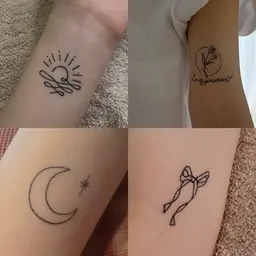8月16日⭐【ジャグアアート】約1​〜​2週間で自然に消える ボディアートです💠サイズ　約2センチから5センチまで