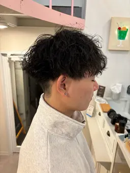 【メンズ オシャレパーマ】カット＋パーマ＋systemトリートメント