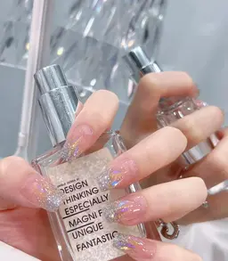 ♡✨[チップスカルプ]・夏お勧め・🧊氷ワンホンネイル