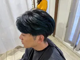 ブリーチを伴うダブルカラー