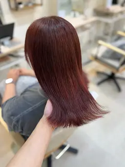 【新メニューお試しプライス】カット(ロング・ボブ限定)+プラチナ水素カラー ¥12000 (レイヤー可)