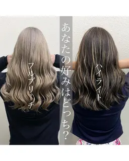 カット+ケアブリーチ+ハーブカラー