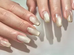 透明感マグネットネイル（オフィスOK）