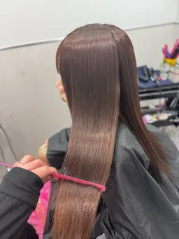 💝限定クーポン💝 メンテナンスカット+髪質改善ケアカラー+トリートメント