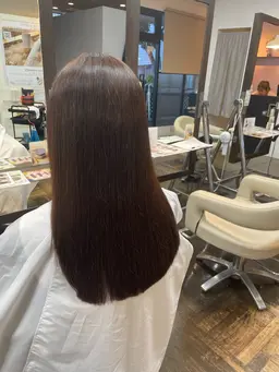 カット➕髪質改善ストレート