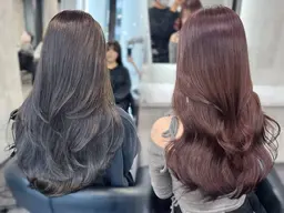 【ロング料金込み]カット+カラー