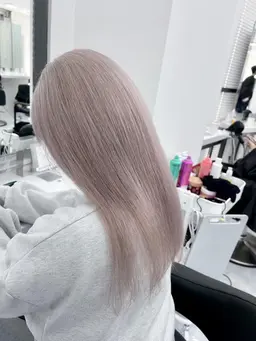 【ハイトーンにするなら！👱🏻‍♀️🪞💞】ブリーチありダブルカラー＋炭酸Spa＋オリジナルトリートメント