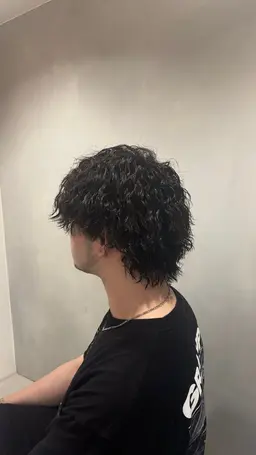 【特殊パーマ✨️】メンズカット👕&ツイストスパイラルパーマ🌀👾艶感トリートメント🫧