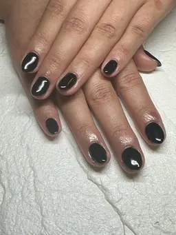 ジェルネイル ワンカラー アクリル補強 ×2長さだし×1濃いめワンカラー