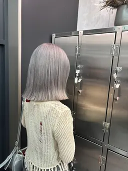 ダメージ94%軽減❤️‍🔥✨️ダブルカラー【全頭ケアブリーチ＋カラー】