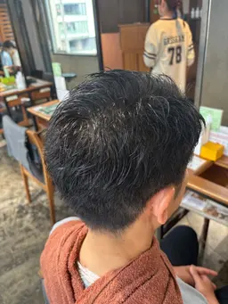 【メンズメニュー】カット+デザインパーマ