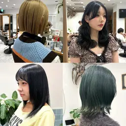 【寒色カラーで冬映え❄️】透明感寒色カラー‎➕クイックトリートメント✨️