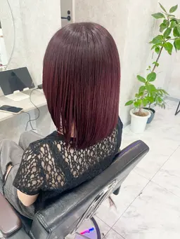 💜透明感◎ブリーチなしダブルカラー💜 【前処理.中間処理.ケア剤付き✨️】