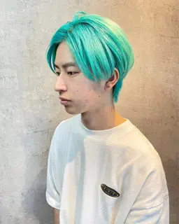 【50%オフ‼️19時以降メンズ限定メニュー🌃】カット＋ダブルカラー＋内部補修美髪トリートメント🫧