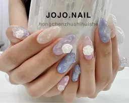 ジェル人気メニュー★やり放題持ち込みネイル150～180分¥ 9890→8980パーツ無制限