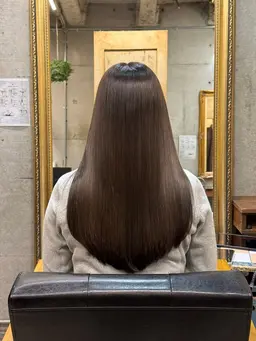 カット+縮毛矯正+ケアトリートメント
