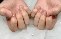 直前🈹オフなし💅ワンカラー✨/ラメグラデーション✨シンプルオフィスネイル🉐駐車券付