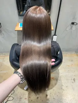 カット＋髪質改正カラー＋艶トリートメント