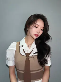 【スタイル撮影OKの方】🇰🇷韓国・🇨🇳網紅ロングレイヤーカット＋システムケラチントリートメント