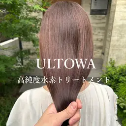 ⭐️人気No2⭐️自分の髪じゃないみたい！《カラー➕ウルトワトリートメント》潤いたっぷり💧◎水素トリートメント