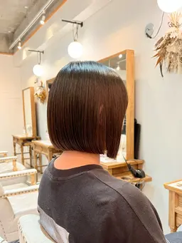 カット（ショートorボブ）+ワンカラー🤎🤍【18時以降のご案内限定】
