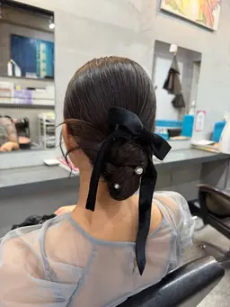 〈お呼ばれヘアアレンジ〉🌷´-