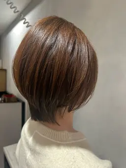【レディース白髪染め】うる艶ヘアカラー💙トリートメント【ショートカット】✂️