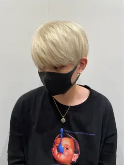 🟡カット➕ケアブリーチ➕トリートメント【全体カラー含】