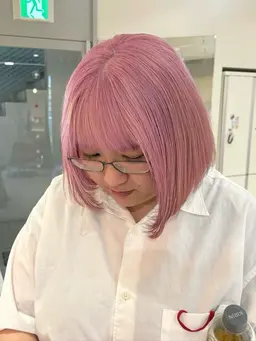 《📢リピート様限定👧🏻👦🏻》カット+艶カラー+Aujuaトリートメント