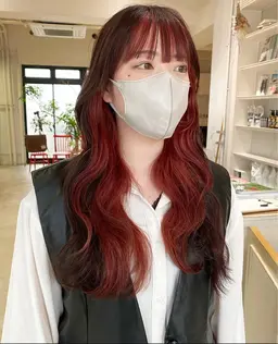 カット+インナーカラー（ケアブリーチカラー込）