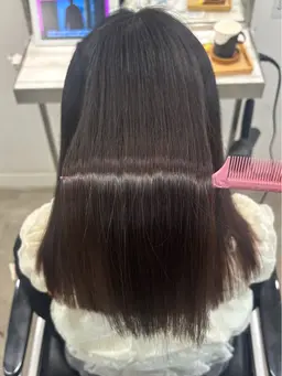 カット+縮毛矯正+トリートメント🫧癖毛、広がりが気になる方◎