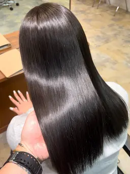 【ダメージレス】カット+N.エヌドット縮毛矯正+髪質改善１stepトリートメント