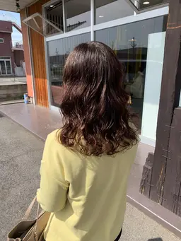 ＃楽な朝を送りたくて。。。デザインカット＋パーマ[伊勢崎]