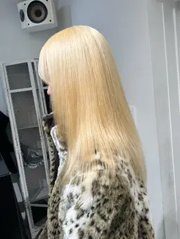 ハイトーンカラー☀️【ブリーチ+カラー】前髪カット無料✂️リタッチ可能🙆♀️︎💕︎