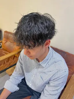 🌟【メンズ限定☆当日30%オフ】カット+パーマ※