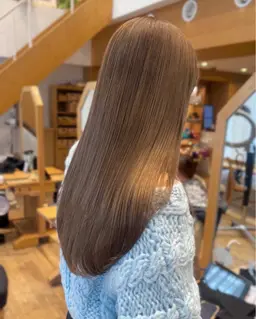 🌷オススメ🌷ダブルカラー+補修トリートメント(ブリーチせず明るくしたい、色味を濃く入れたい、初カラーの人にお勧め✨)