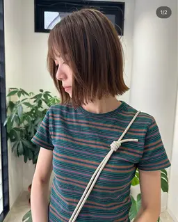 カット+Aujua5stepトリートメント+ブロー🫧