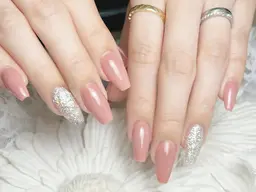 【10/14限定】チップ長さだし10本🎀ワンカラー(オフ込)