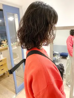 🌟11月限定🌟💎小顔カット＋ニュアンスパーマ＋トリートメント　¥15200→¥7280💎